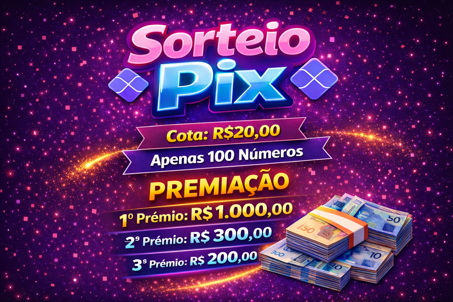 1ª Ação Entre Amigos Valendo PIX